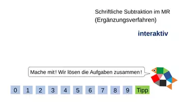 Vorschau - Interaktives Material - Schriftliche Subtraktion im Millionraum (interaktive Übung) - Seite 2