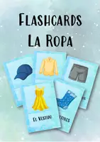 Vorschau - Bildkarten - 👗 LA ROPA - Wort-/Bildkarten 🩳 - Deckblatt