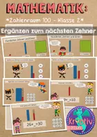 Vorschau - Stundenentwürfe - Mathematik 2: Zum nächsten Zehner rechnen - Deckblatt
