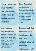 Vorschau - Spiele - Kettenlesespiel / Vorlese-Domino – FRAU HOLLE (Leseförderung Klasse 1–2) - Seite 3