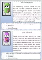 Vorschau - Fördermaterial/Inklusion - Abschreibkarten Groß- und Kleinschreibung Chalkys - Sommer - Seite 3