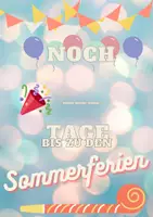 Vorschau - Poster - Countdown bis zu den Sommerferien - Klassenorganisation - kostenlos - Deckblatt