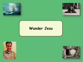 Vorschau - Unterrichtsreihen - Wunder Jesu - Deckblatt