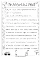 Vorschau - Arbeitsblätter - Ein Wort zu viel | Lesen, lachen, schreiben | SOMMER - Seite 3