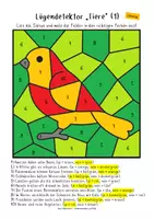 Vorschau - Arbeitsblätter - Lügendetektor 1 (ein Lese-Mal-Material für die Kl. 3 und 4) - Seite 2