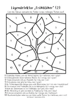 Vorschau - Arbeitsblätter - Lügendetektor 1 (ein Lese-Mal-Material für die Kl. 3 und 4) - Seite 3