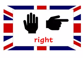 Vorschau - Poster - Englisch mit Klaro - right and left - Seite 1
