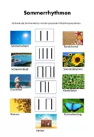Vorschau - Arbeitsblätter - Sommerrhythmen AB - Deckblatt