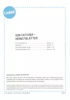 Vorschau - Mal- und Bastelvorlagen - Sun Catcher - Herbstblätter Bastelvorlagen - Seite 3