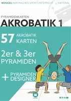 Vorschau - Unterrichtsreihen - Die Akrobatik-Kartei 1 / 2er-3er Pyramiden im Sportunterricht - Deckblatt