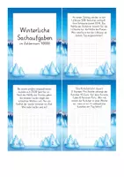 Vorschau - Arbeitsblätter - Winterliche Sachaufgaben im ZR 10000 - Seite 1
