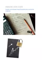 Vorschau - Spiele - Knacke den Code Proportionalität (direkte und indirekte) - Deckblatt