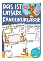 Vorschau - Arbeitsblätter - unsere Känguruklasse Arbeitsblätter Grundschule - Deckblatt