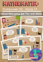 Vorschau - Fördermaterial/Inklusion - Mathematik 2: Zehnerübergang und Zehnerunterschreitung - Deckblatt