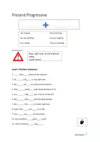 Vista previa - Unidades / Secuencias / Situaciones de Aprendizaje - Present Progressive 6 Levels with FUN - Portada