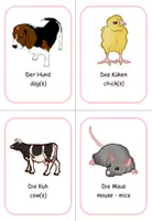 Vorschau - Bildkarten - Ringwörterbuch Englisch Farm animals (Wort-Bild) - Seite 3