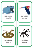 Vorschau - Bildkarten - Ringwörterbuch Englisch Zoo animals (Wort-Bild) - Seite 2
