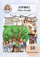 Vorschau - selbst erstellte Cliparts/Grafiken - Kolorierte Cliparts "Meine Familie" - Deckblatt