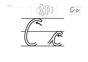 Vorschau - Arbeitsblätter - Buchstaben Nachspuren Schulschrift - Seite 2