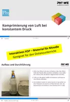 Vorschau - Interaktives Material - Komprimierung von Luft - Selbstlerneinheit H5P - Deckblatt