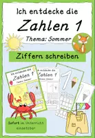 Vorschau - Arbeitsblätter - Sorglospaket Zahleinführung Vorschule/Klasse 1 - Deckblatt