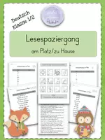 Vorschau - Arbeitsblätter - 🌳 Paket Lesen und Schreiben Thema „Wald“ - Seite 1