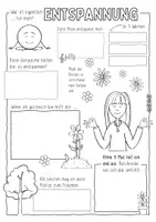 Vorschau - Arbeitsblätter - Entspannung - Sketchnotes / Gefühle / Emotionen Stress - Seite 2