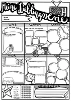 Vorschau - Arbeitsblätter - Meine Lieblingsserie - Arbeitsblatt - Seite 1