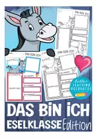 Vorschau - Arbeitsblätter - Das bin ich Eselklasse - Deckblatt