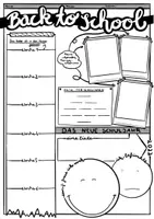 Vorschau - Mal- und Bastelvorlagen - Back to school - Arbeitsblatt für das neue Schuljahr - Seite 3