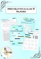 Vorschau - Unterrichtsreihen - Einmaleins Arbeitsblätter-Heft zu allen Malreihen - Deckblatt