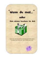 Vorschau - Anderer Materialtyp - Wenn du mal - Deckblatt