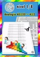 Vista previa - Unidades / Secuencias / Situaciones de Aprendizaje - Analogía 40±20 ~ 4±2 (level 1a de 8 _ curso ± hasta 100) - Portada