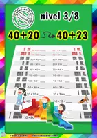 Vista previa - Unidades / Secuencias / Situaciones de Aprendizaje - Tareas tipo de 20+40 a 20+43 (level 3 de 8 curso ± hasta 100) - Portada