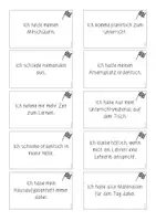 Vorschau - Aufgabenkarten - Persönliche Ziele/ Klassenziele - Seite 3
