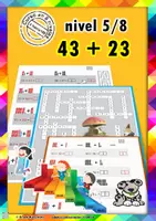 Vista previa - Unidades / Secuencias / Situaciones de Aprendizaje - Tareas de tipo de 43+20 a 43+23 (level 5 de 8 curso ± hasta 100) - Portada