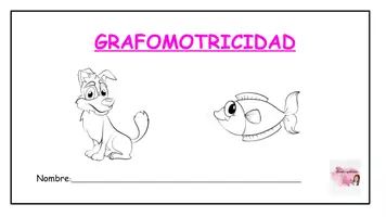 Vista previa - Hojas de trabajo - ¿TRABAJAMOS LA GRAFOMOTRICIDAD? TRAZOS - Portada