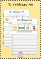 Vorschau - Arbeitsblätter - Schreibhäppchen Sommer - Deckblatt