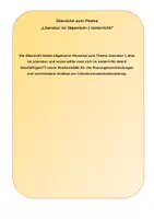 Vorschau - Merkblätter - Literatur im (Spanisch)unterricht - Deckblatt