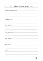 Vorschau - Arbeitsblätter - Ferienberichte - Schreibanlass - Seite 2