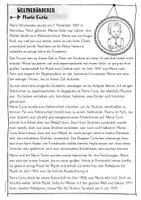 Vorschau - Arbeitsblätter - Weltveränderer Marie Curie Frau Minimin - Seite 2