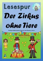 Vorschau - Arbeitsblätter - Lesespur Der Zirkus ohne Tiere (Klassen 3 bis 5) - Deckblatt