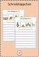 Vorschau - Arbeitsblätter - Schreibhäppchen Herbst - Deckblatt