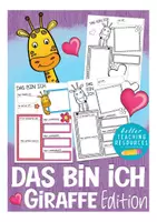 Vorschau - Arbeitsblätter - Das bin ich Giraffenklasse Arbeitsblätter - Deckblatt