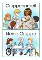 Vorschau - Präsentationen/Tafelbilder - Sozialformen Tafeltransparenz Giraffenklasse - Seite 1
