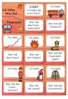 Vorschau - Spiele - Ich habe... Wer hat...? Lesespiel Feuerwehr (DaZ) - Seite 2