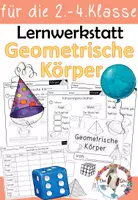 Vorschau - Unterrichtsreihen - Lernwerkstatt - Geometrische Körper und ihre Eigenschaften - Deckblatt