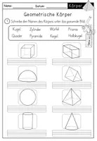 Vorschau - Unterrichtsreihen - Lernwerkstatt - Geometrische Körper und ihre Eigenschaften - Seite 2