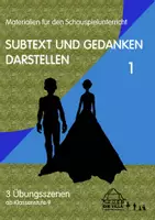 Vorschau - Text - Materialien für den Schauspielunterricht SUBTEXT 1 - Deckblatt