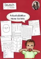 Vorschau - Arbeitsblätter - Gefühle Arbeitsblätter | Sachunterricht Klasse 1-3 - Deckblatt